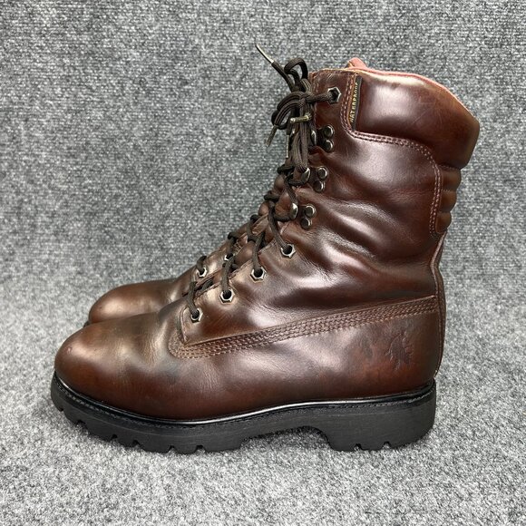 Chippewa Apache Waterproof Insulated Work Boots Men\'s Size 9W Brown Leather Lace main image 11